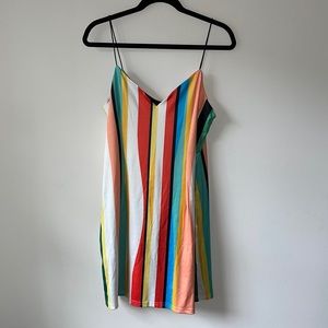 Fun and colorful spaghetti strap dress